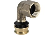 Alu pex-systemer - Viega Raxofix transition bend 90° 32 x 1" socket/socket gunmetal - 646141