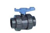 Plastrør og beslag - +GF+ Ball valve 22i pvc/epdm d63 - VSA22I630