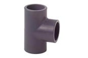 Plastrør og beslag - +GF+ T 90° equal pvc pn16 d20 - 721200106