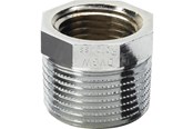Gjengede beslag - Viega Nipple socket 3/4" x 1/2" chrome plated gunmetal - 448028
