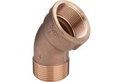 Gjengede beslag - Viega Bend 45° sleeve/nipple 1 1/2" gunmetal - 448288