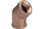 Gjengede beslag - Viega Bend 45° socket/socket 3/4" gunmetal - 320645