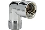 Gjengede beslag - Viega Angle 90° sleeve/nipple 1/2" chrome-plated brass - 1982842-FKR