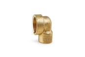 Gjengede beslag - Isiflo Elbow brass 90° female/female 38 - 5010009