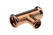 Trykkrør & Beslag - Vsh Fabrieken Xpress copper reduced t-piece fff 22x15x15 - 4801808