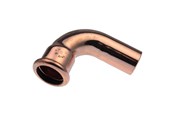 Trykkrør & Beslag - Vsh Fabrieken Xpress copper elbow 90 deg. fø 15 - 38318