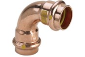 Trykkrør & Beslag - Viega Profipress G bend 90° 28 Copper/bright 345495 - 345495