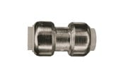 Kobberrør og beslag - Broen Straight coupling. push-fit x push-fit 10 mm - 45109