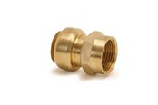 Kobberrør og beslag - Broen Straight female connector. push-fit x bsp parallel female thread 15mm x 1/2 - 45206
