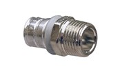 Alu pex-systemer - Uponor press adapter male thread 40-r1 1/4mt - 1046901
