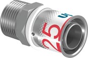 Alu pex-systemer - Uponor s-press plus adapter male thread 25 mm x 34 - 1070507