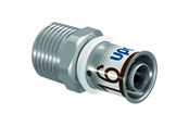 Alu pex-systemer - Uponor s-press plus adapter male thread 16 mm x 34 - 1070503