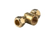 Kompresjonsbeslag - Vsh Fabrieken Compression tee female cxfxc 12x1/2x12 s1 - 0869253