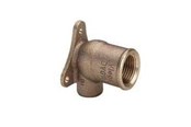 Kobberrør og beslag - Viega Deck angle with wall flange 12 mm x 1/2" gunmetal - 103958