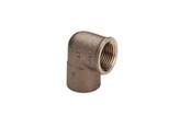 Kobberrør og beslag - Viega Transition angle 90° socket/socket 22 mm x 3/4" gunmetal - 107581