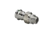 Trykkrør & Beslag - Viega Sanpress Inox transition fitting 35 x 1 1/4" Stainless steel / glossy - 438340