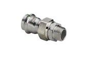 Trykkrør & Beslag - Viega Sanpress Inox transition fitting 22 x 3/4" Stainless steel/bright 438302 - 438302