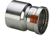 Trykkrør & Beslag - Viega Sanpress Inox XL reduction 88.9 x 76.1 mm stainless steel - 483159