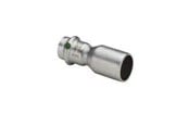 Trykkrør & Beslag - Viega Sanpress Inox reduction 22 x 15 mm stainless steel - 436230