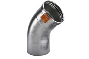 Trykkrør & Beslag - Viega Sanpress Inox XL bend 45° 88.9 Stainless steel/bright 482695 - 482695
