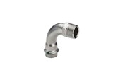 Trykkrør & Beslag - Viega Sanpress Inox transition bend 90° socket/nipple 22 mm x 3/4" stainless steel - 436926