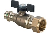 Beslag - Viega Easytop ball valve 22 mm x 3/4" gunmetal - 747084