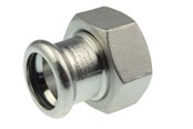 Trykkrør & Beslag - Vsh Fabrieken Xpr stainless coupl w/nut ff 35xg3/2 - 6191779