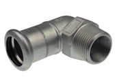Trykkrør & Beslag - Vsh Fabrieken Xpr stainless angl ad 90 deg. fm 35xr5/4 - 6190910