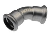 Trykkrør & Beslag - Vsh Fabrieken Xpr stainless elbow e 45 deg. ff 42 - 6190096