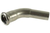 Trykkrør & Beslag - Vsh Fabrieken Xpr stainless elbow 45 deg. øf 88.9 - 6230103