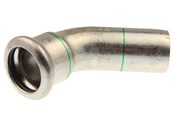 Trykkrør & Beslag - Vsh Fabrieken Xpr stainless elbow 45 deg. øf 54 - 6190173