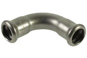 Trykkrør & Beslag - Vsh Fabrieken Xpr stainless elbow 90 deg. ff 88.9 - 6230015