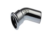 Trykkrør & Beslag - Vsh Fabrieken Xpress carbon elbow 45o - 6208136