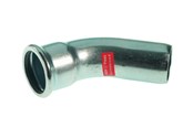Trykkrør & Beslag - Vsh Fabrieken Xpr carbon elbow 45 deg. fø 76.1 - 6208092