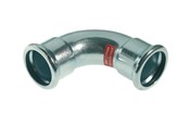 Trykkrør & Beslag - Vsh Fabrieken Xpr carbon elbow 90 deg. ff 88.9 - 6208048