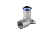 Trykkrør & Beslag - Geberit Elbow ctor stst d15-rp1/2 l4.3 - 33403