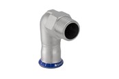Trykkrør & Beslag - Geberit Elbowad mt stst 90g d15-r1/2 - 33833