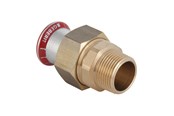 Trykkrør & Beslag - Geberit Adunion mt cst d22-r3/4" zn-pl - 25335