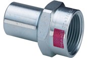 Trykkrør & Beslag - Viega Prestabo insert piece 22 x 3/4" galvanized steel - 559175