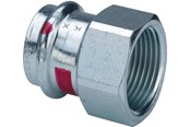 Trykkrør & Beslag - Viega Prestabo transition 18 x 1/2" socket/socket galvanized steel - 559090