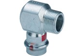 Trykkrør & Beslag - Viega Prestabo transition angle 90° 22 x 3/4" galvanized steel - 559540