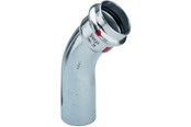 Trykkrør & Beslag - Viega Prestabo bend 45° 35 Steel/Galvanized 558376 - 558376