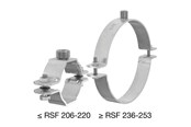 Røroppheng og koblinger - Flamco rsf clip g1/2-m10 x 45-49 - 54207