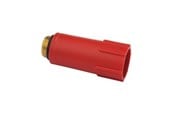 Bushing, rosettes, tightenings and pillow straps - Flamco sx construct plug + brass th. g12m red - F22308