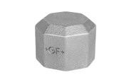 Gjengede beslag - +GF+ Cap black 1 1/4" - 770300107