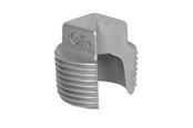 Gjengede beslag - +GF+ Plug plain black 1" - 770291106