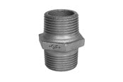 Gjengede beslag - Georg-Fischer Hexagon nipple black 2 1/2 - 770280110