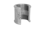 Gjengede beslag - +GF+ Socket black 1 1/2" - 770270108