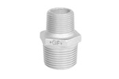 Gjengede beslag - +GF+ Hexagon nipple galvanized reducing 3/4" x 3/8" - 770245221