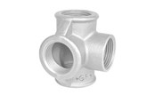 Gjengede beslag - +GF+ Tee galvanized side outlet 1 - 770223206